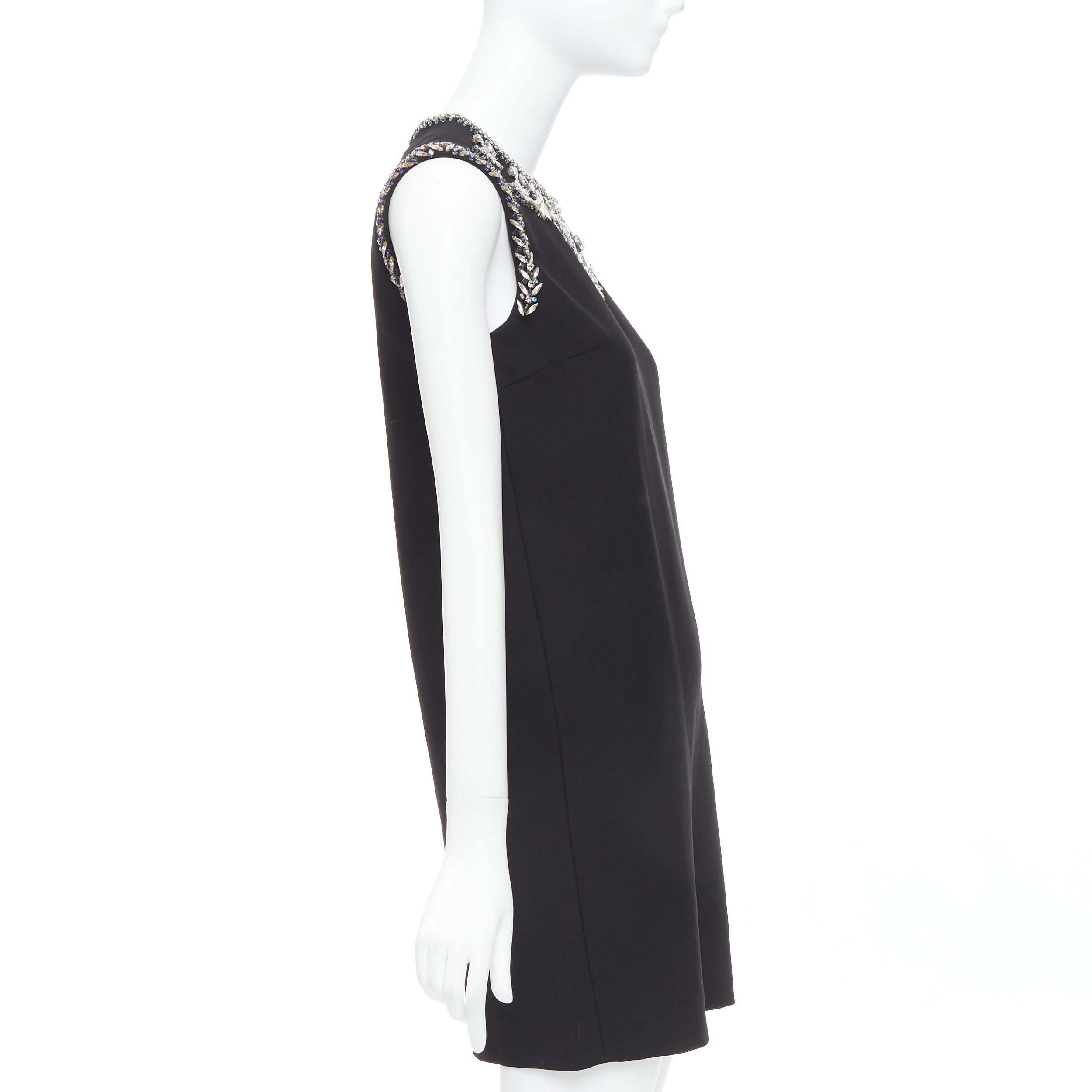 Miu Miu Rhinestone Shift Dress - 4