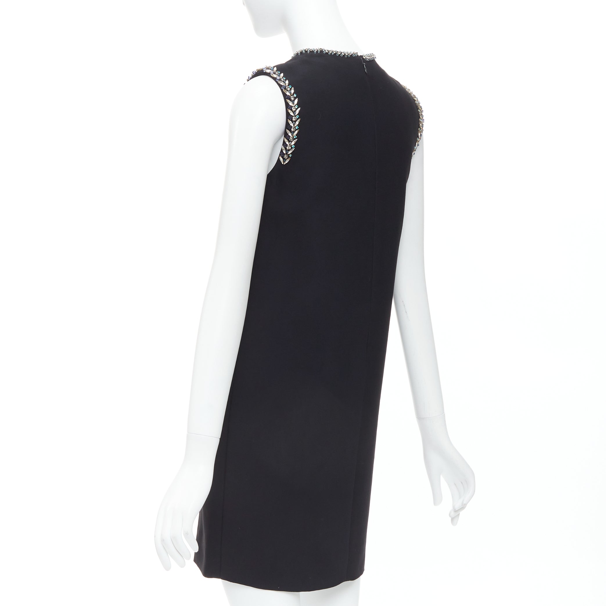 Miu Miu Rhinestone Shift Dress - Detail 1