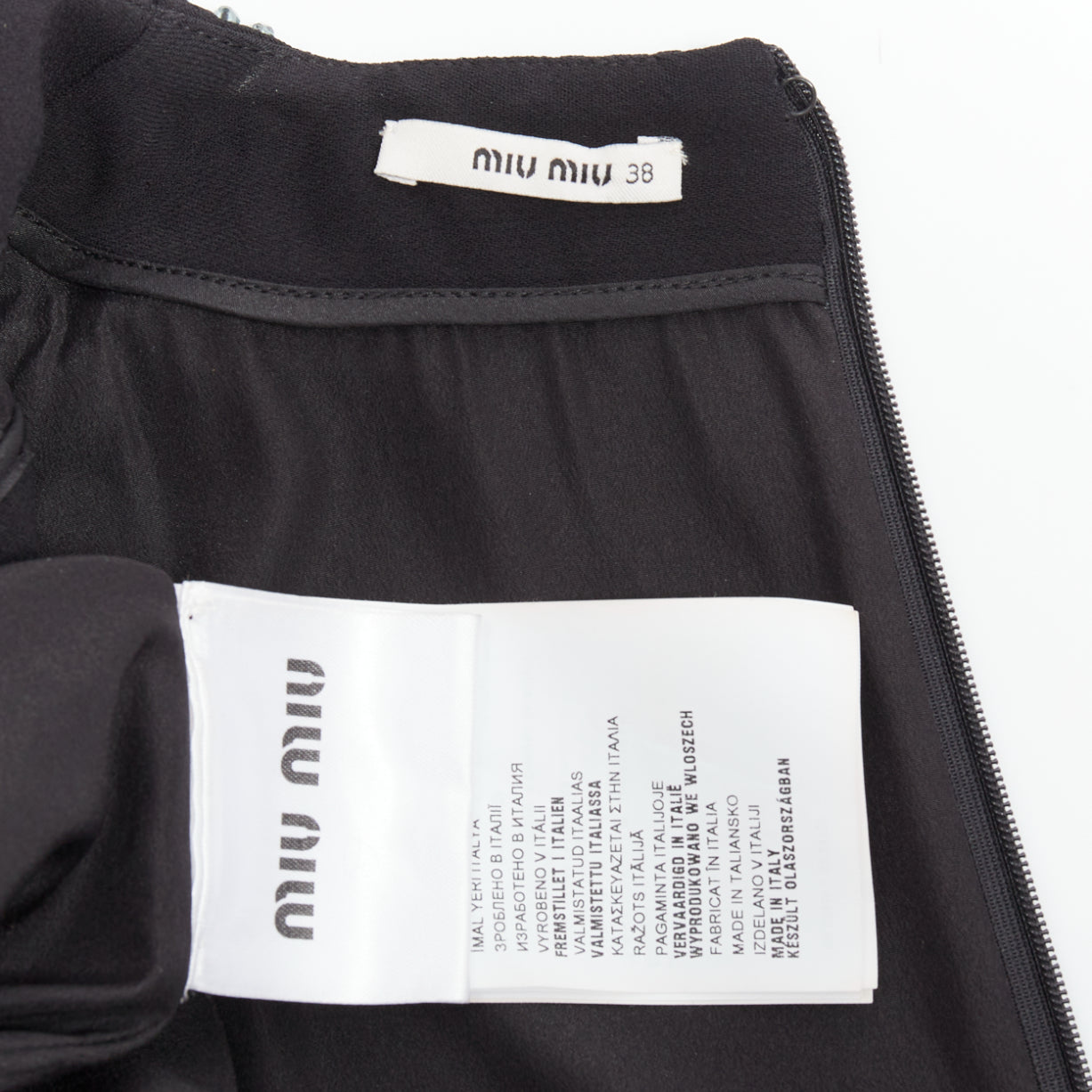 Miu Miu Rhinestone Shift Dress - Image 10