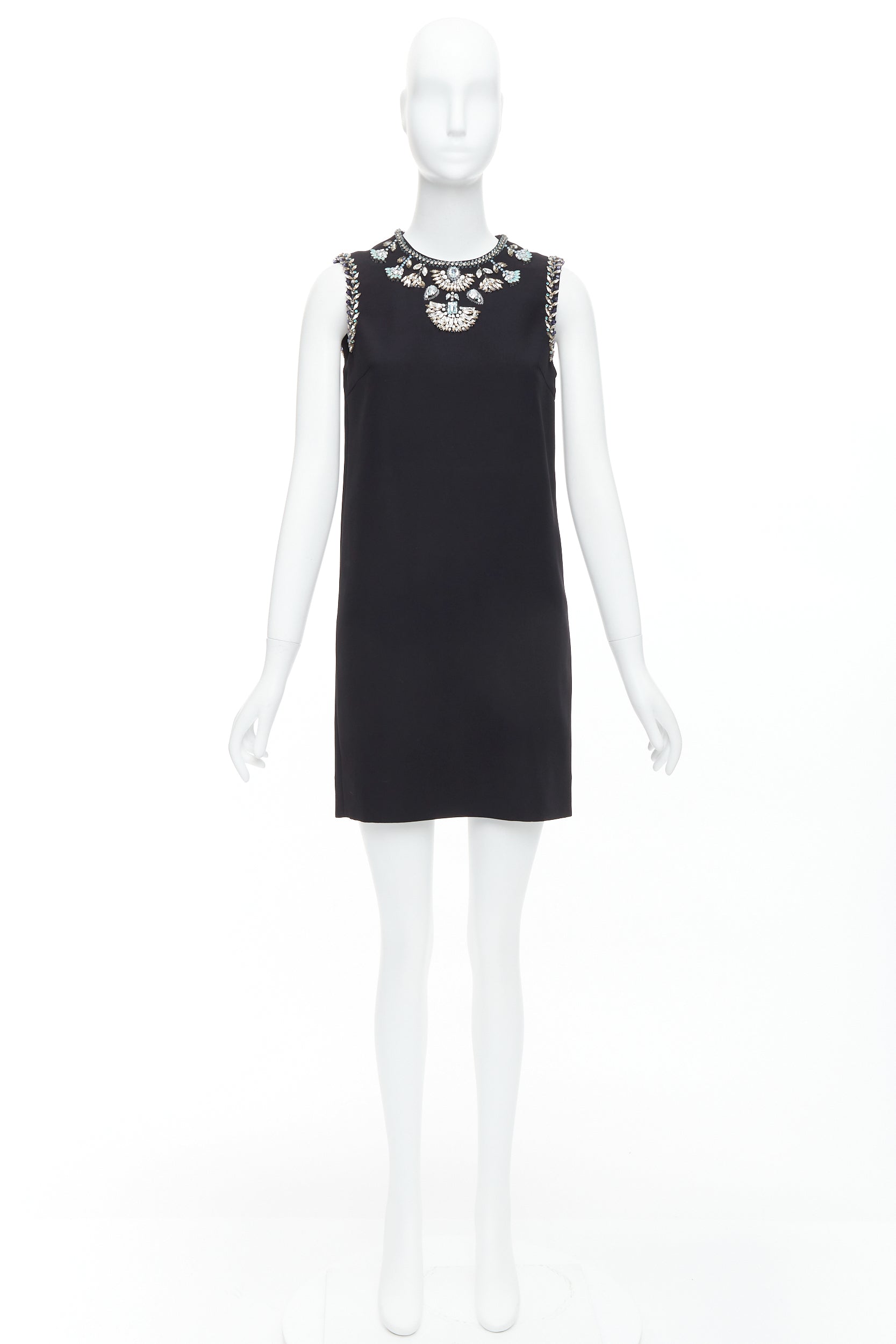 Miu Miu Rhinestone Shift Dress - Image 11
