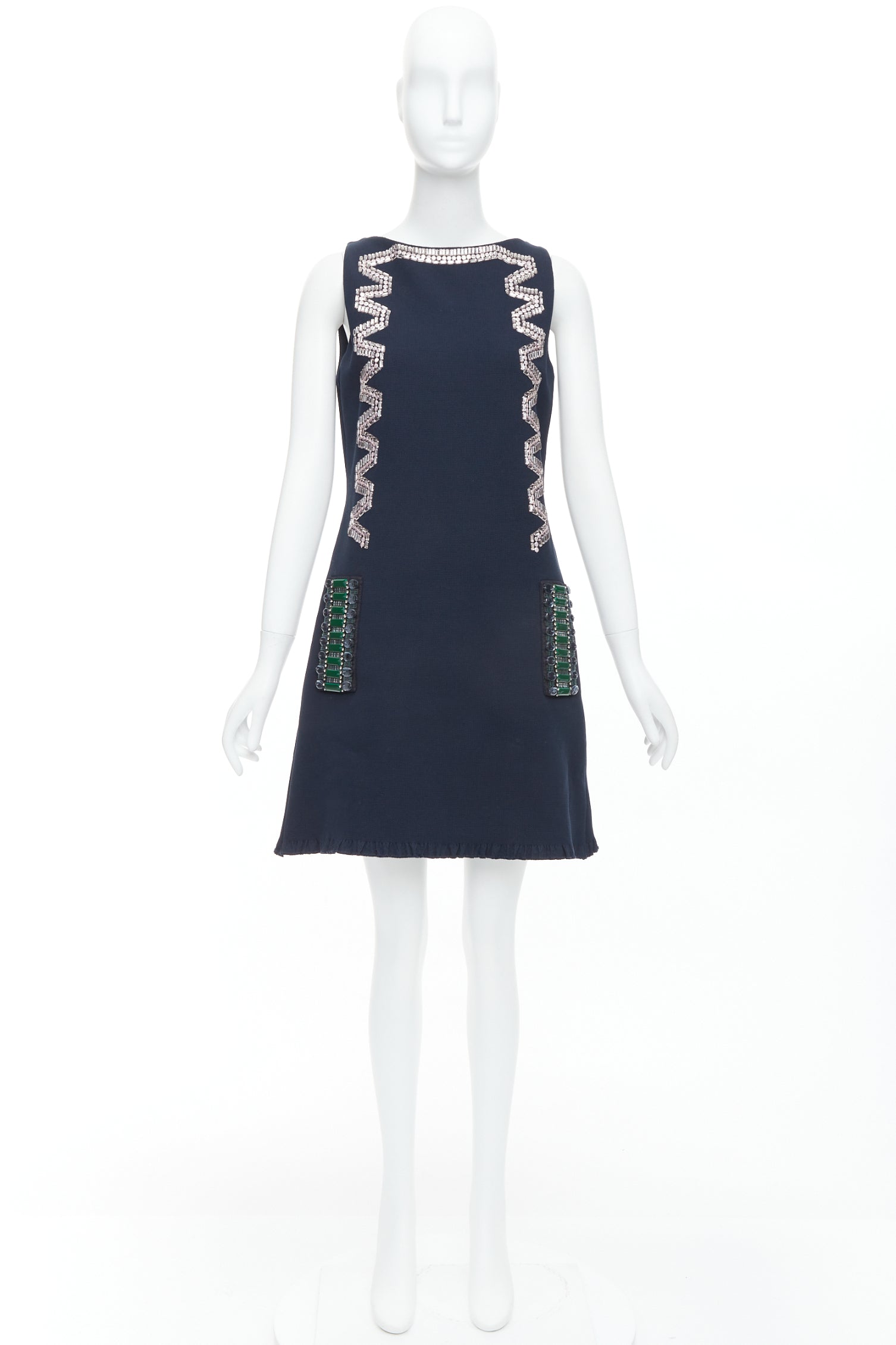 Lanvin Rhinestone Ribbon Dress - Image 11