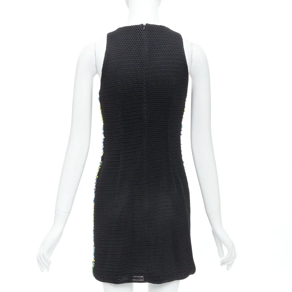 Peter Pilotto Beads Scuba Dress Black Polyamide Never worn - Box View
