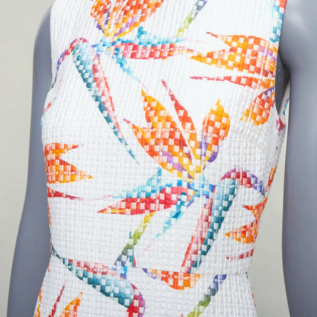 Fendi Bird Paradise Dress White Polyester Never worn - Back View