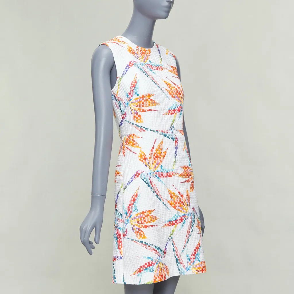 Fendi Bird Paradise Dress White Polyester Never worn - Inside View