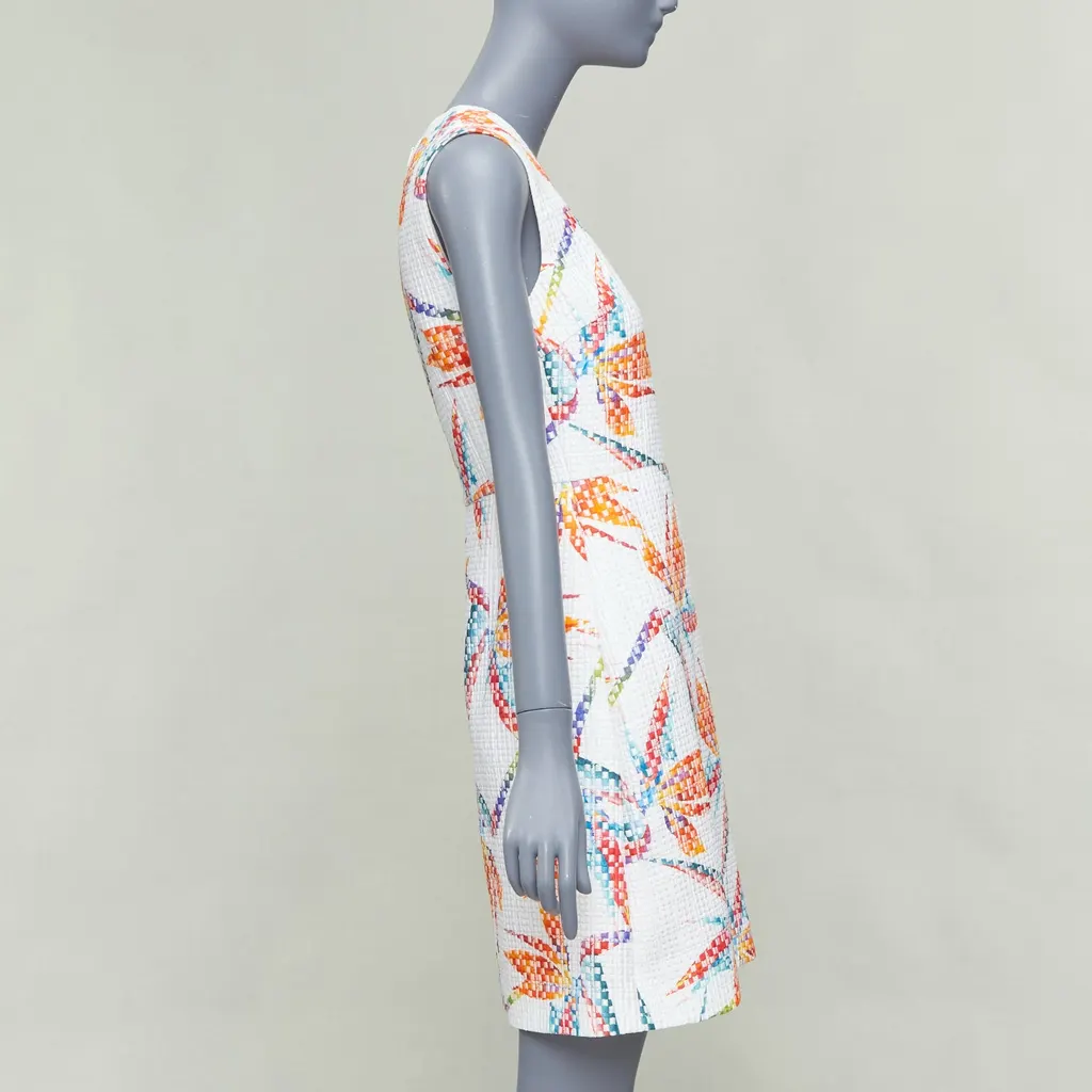 Fendi Bird Paradise Dress White Polyester Never worn - Model View