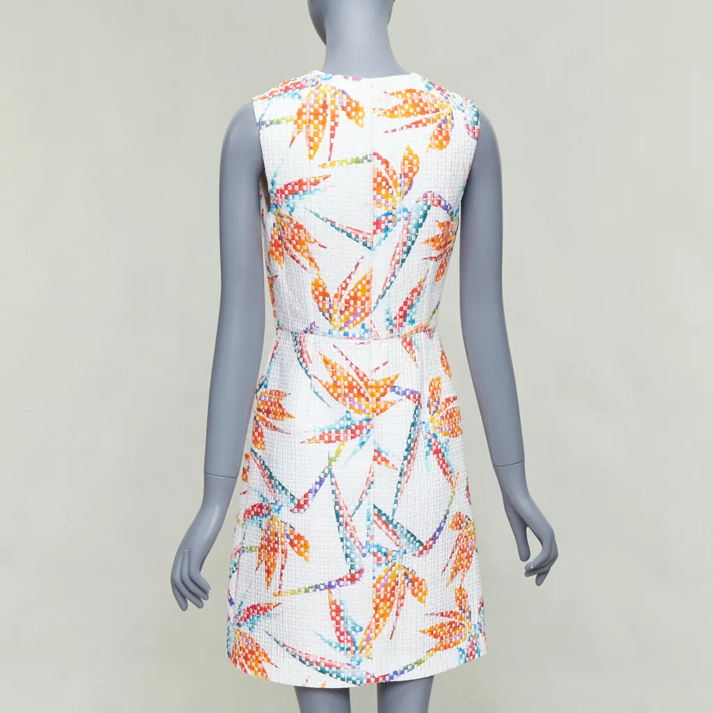 Fendi Bird Paradise Dress White Polyester Never worn - Box View