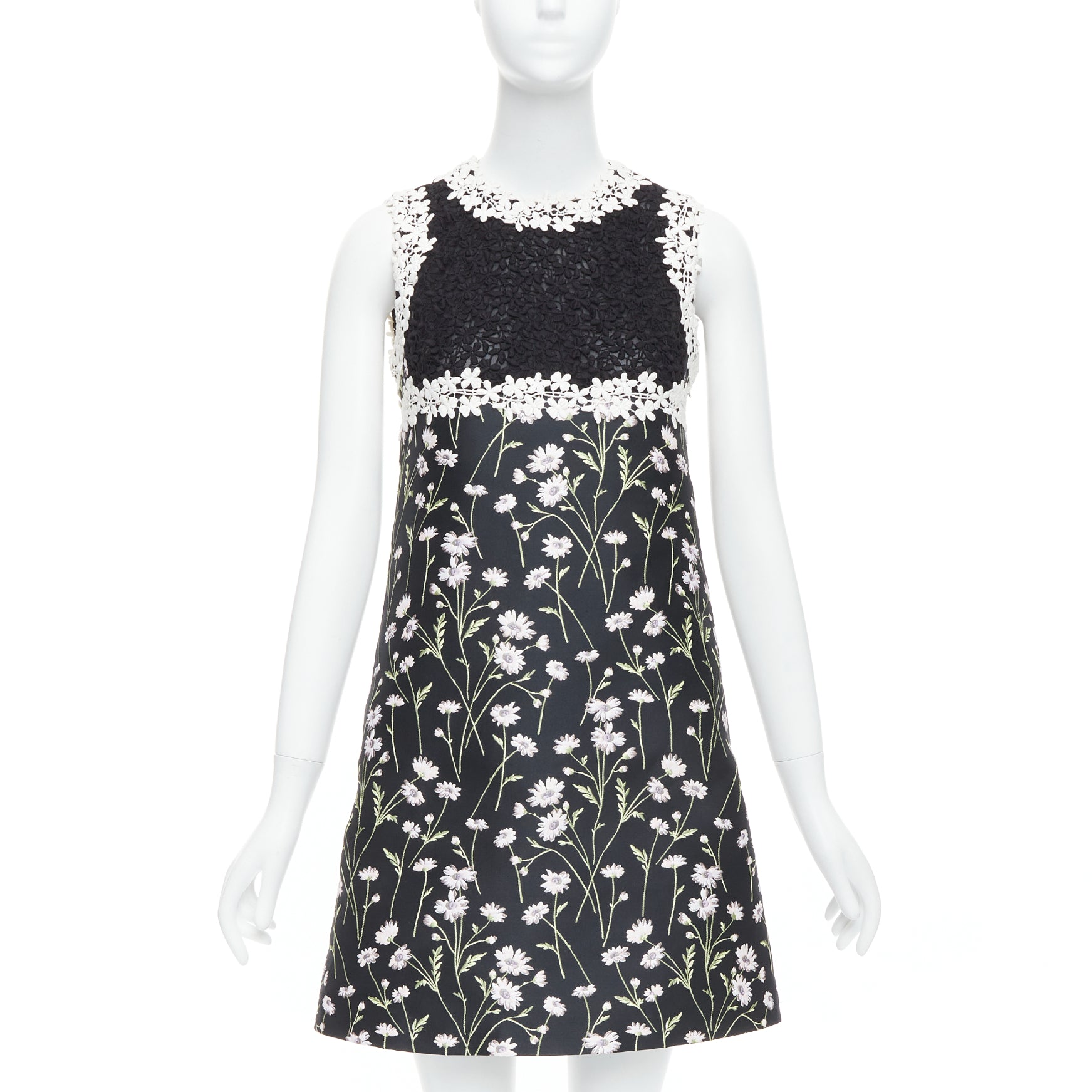 Giambattista Valli Lace Bodice Dress