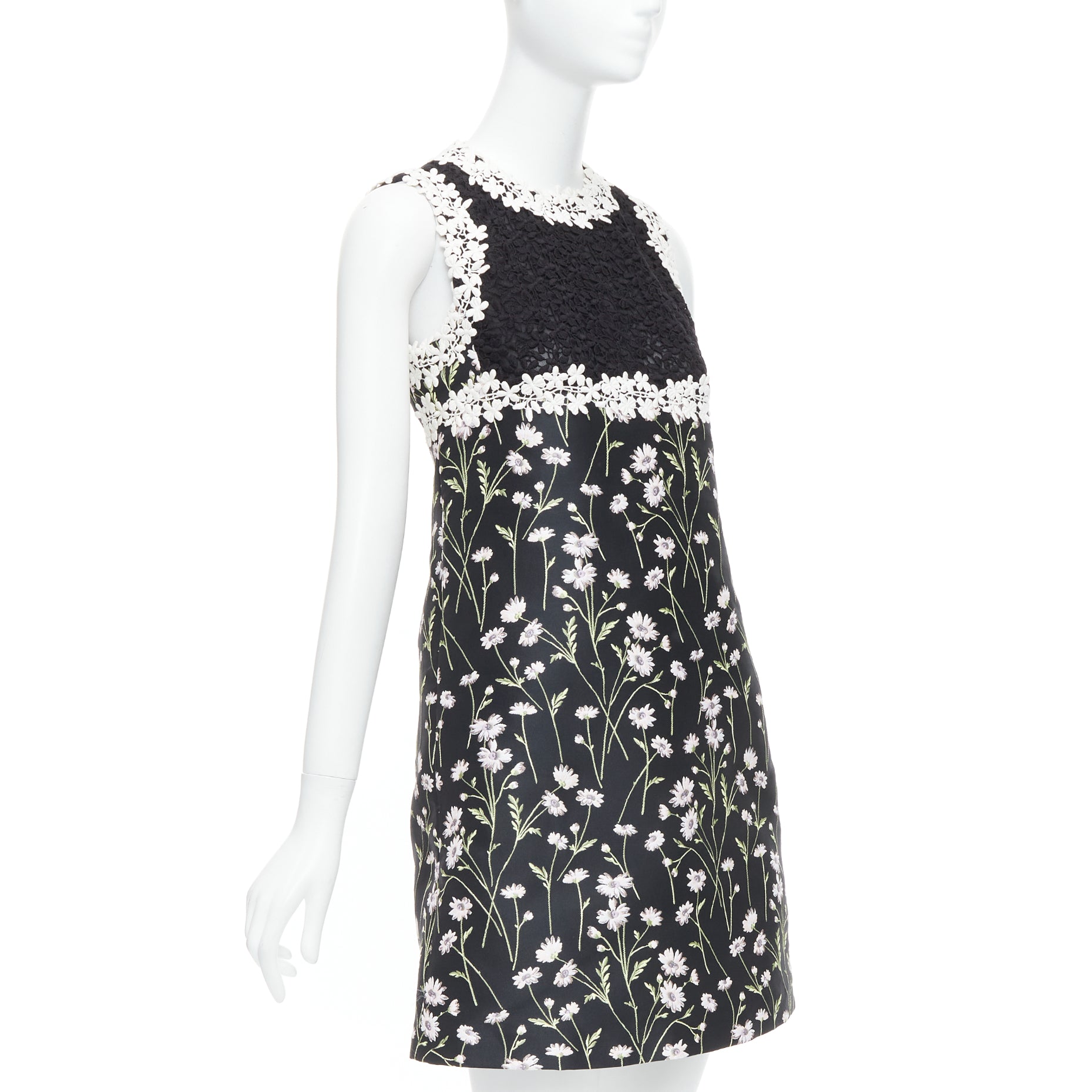 Giambattista Valli Lace Bodice Dress - Image 6