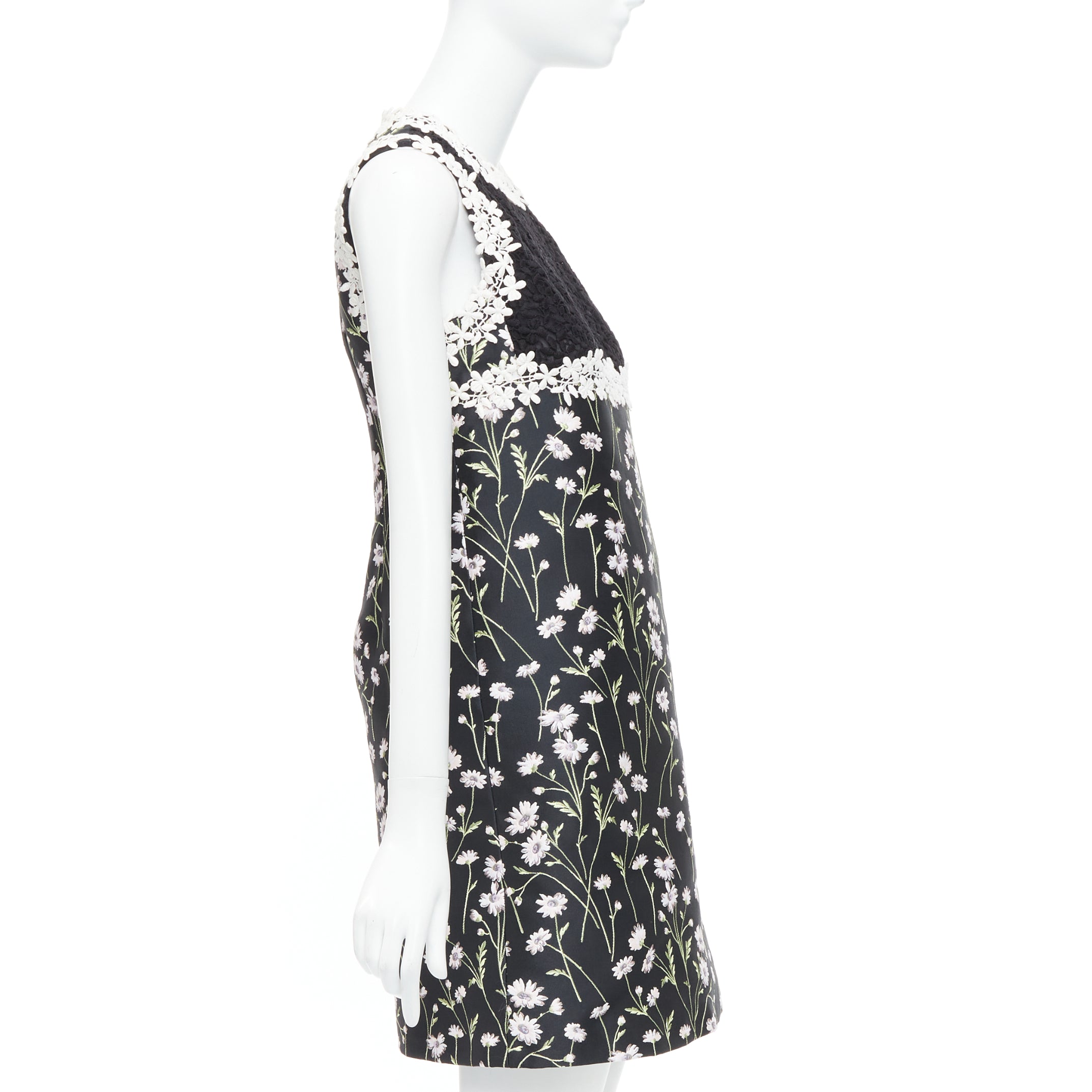 Giambattista Valli Lace Bodice Dress - 4