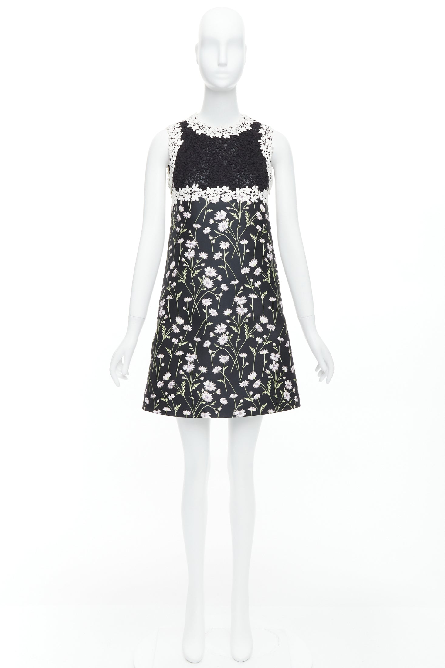 Giambattista Valli Lace Bodice Dress - Image 11