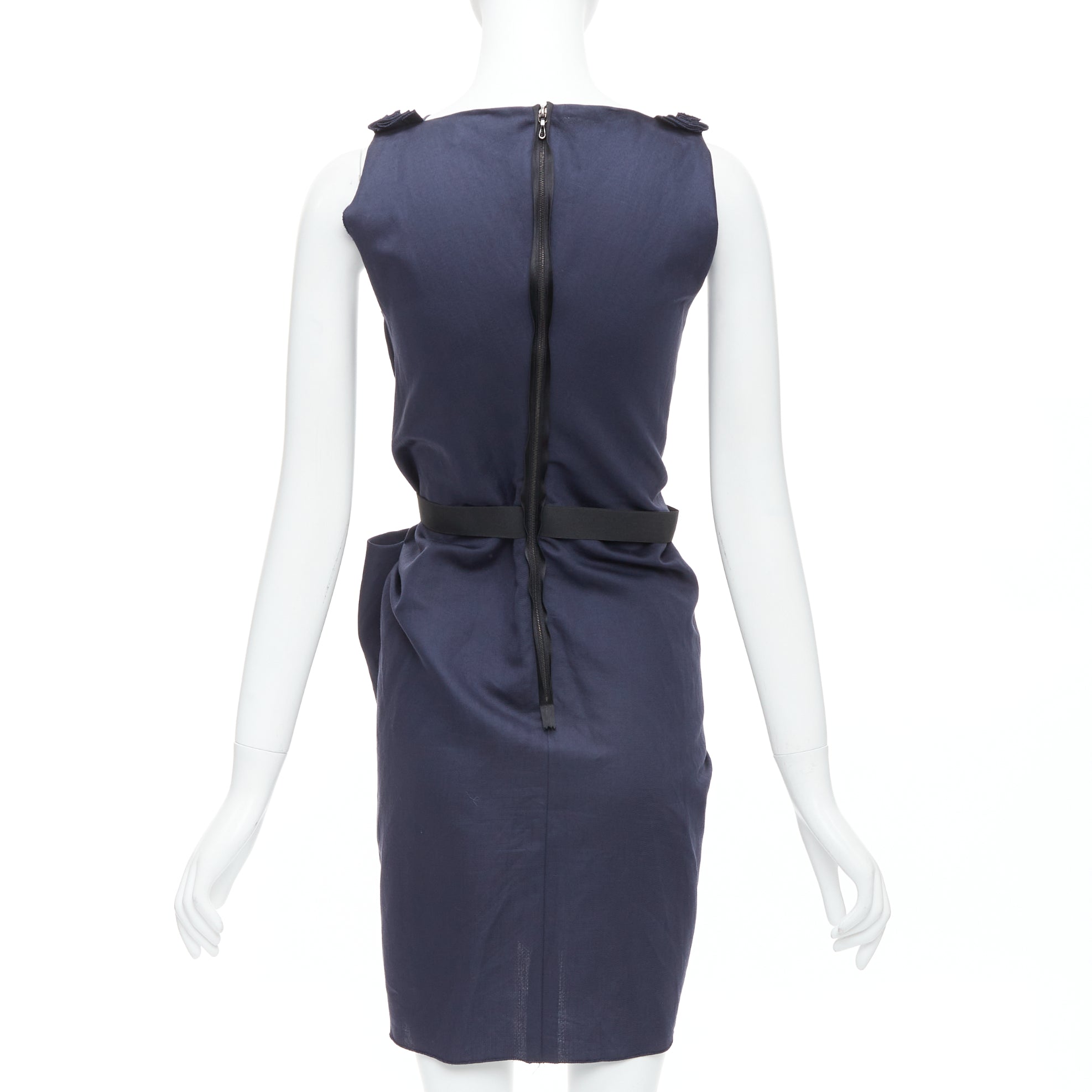 Lanvin Belted Mini Dress - Side view
