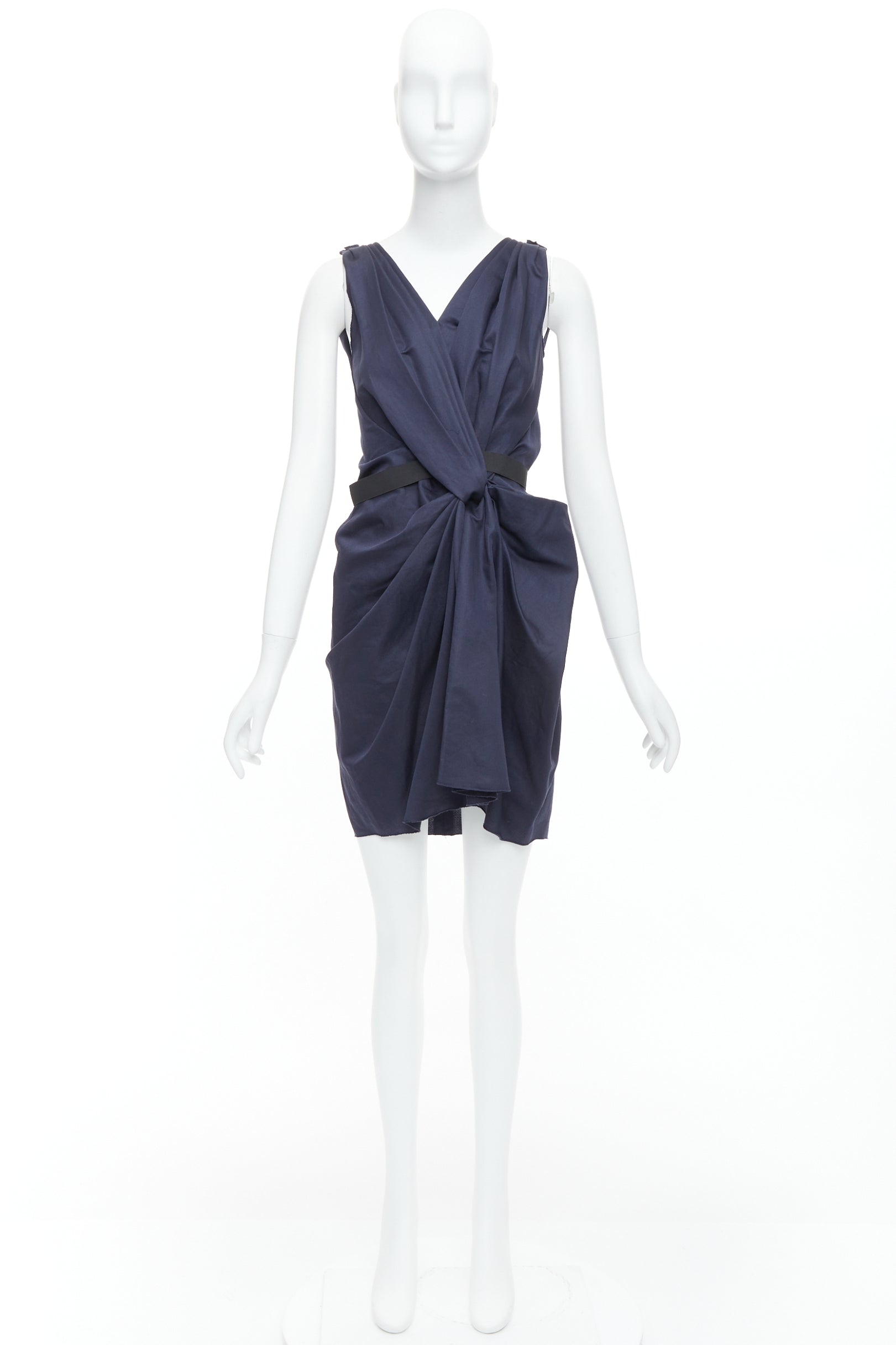Lanvin Belted Mini Dress - Image 11