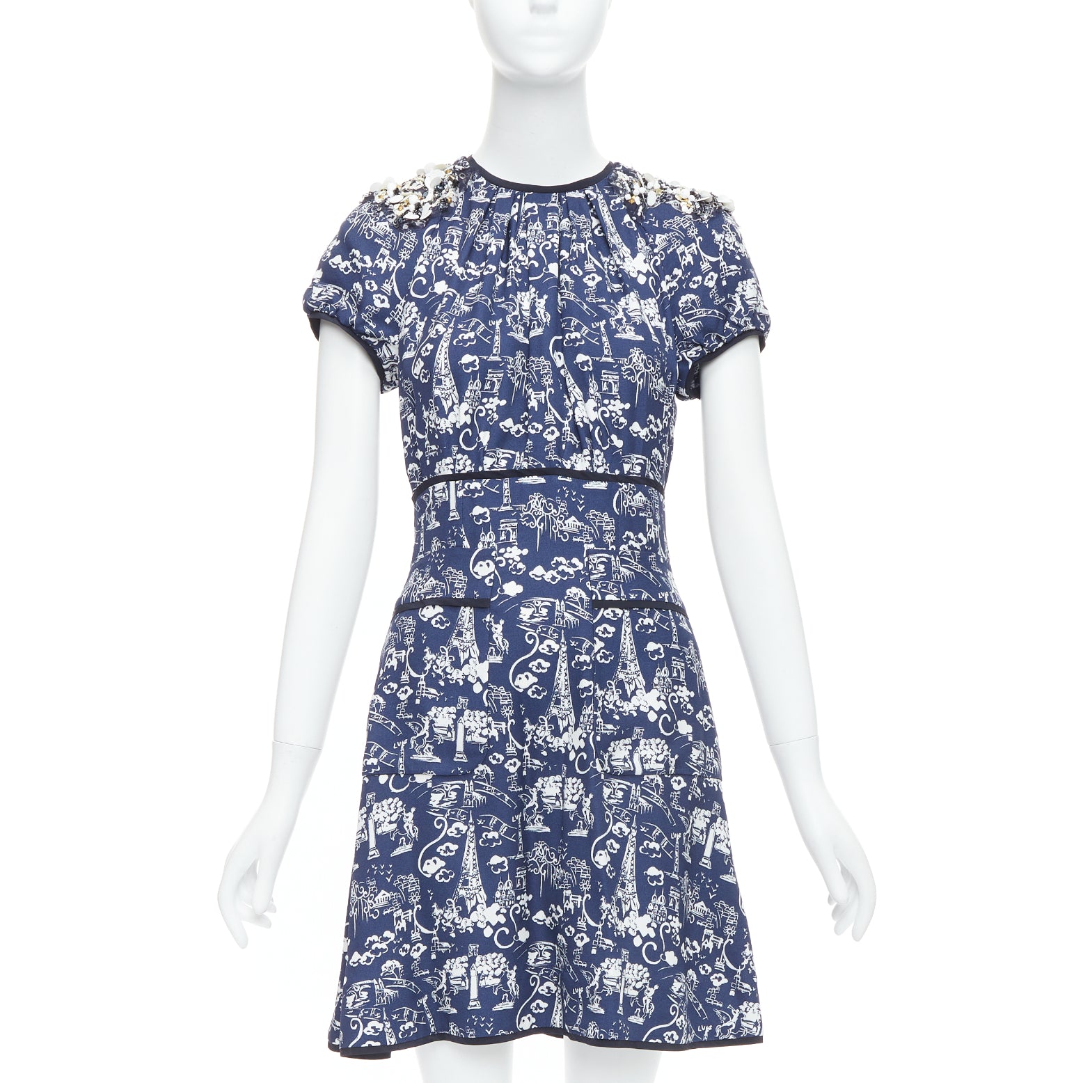 Louis Vuitton City Print Dress