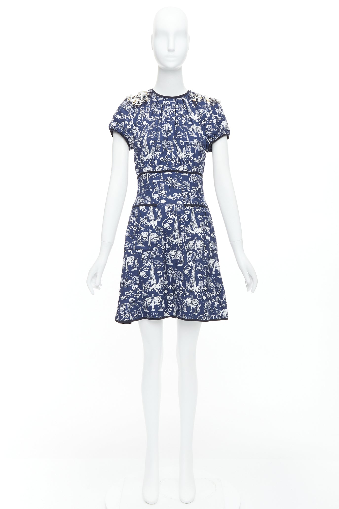 Louis Vuitton City Print Dress - Image 11