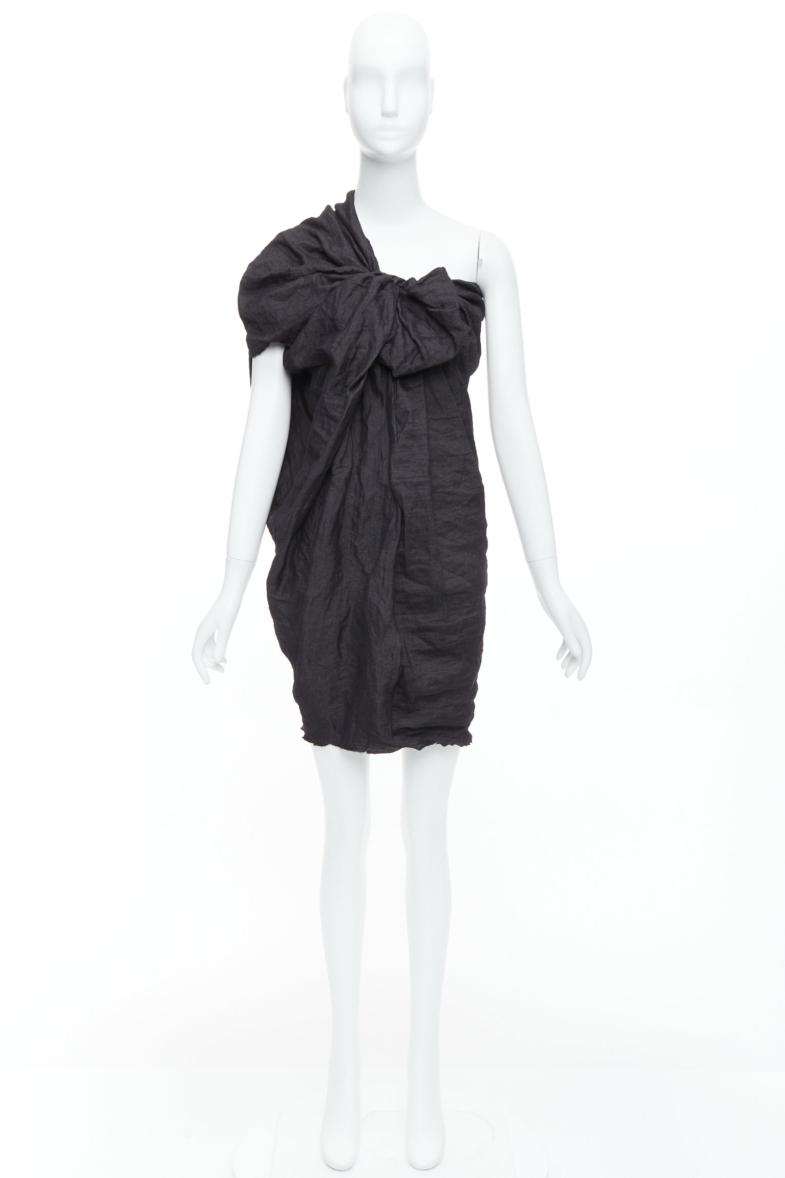 Lanvin One Shoulder Bow Dress - Image 11