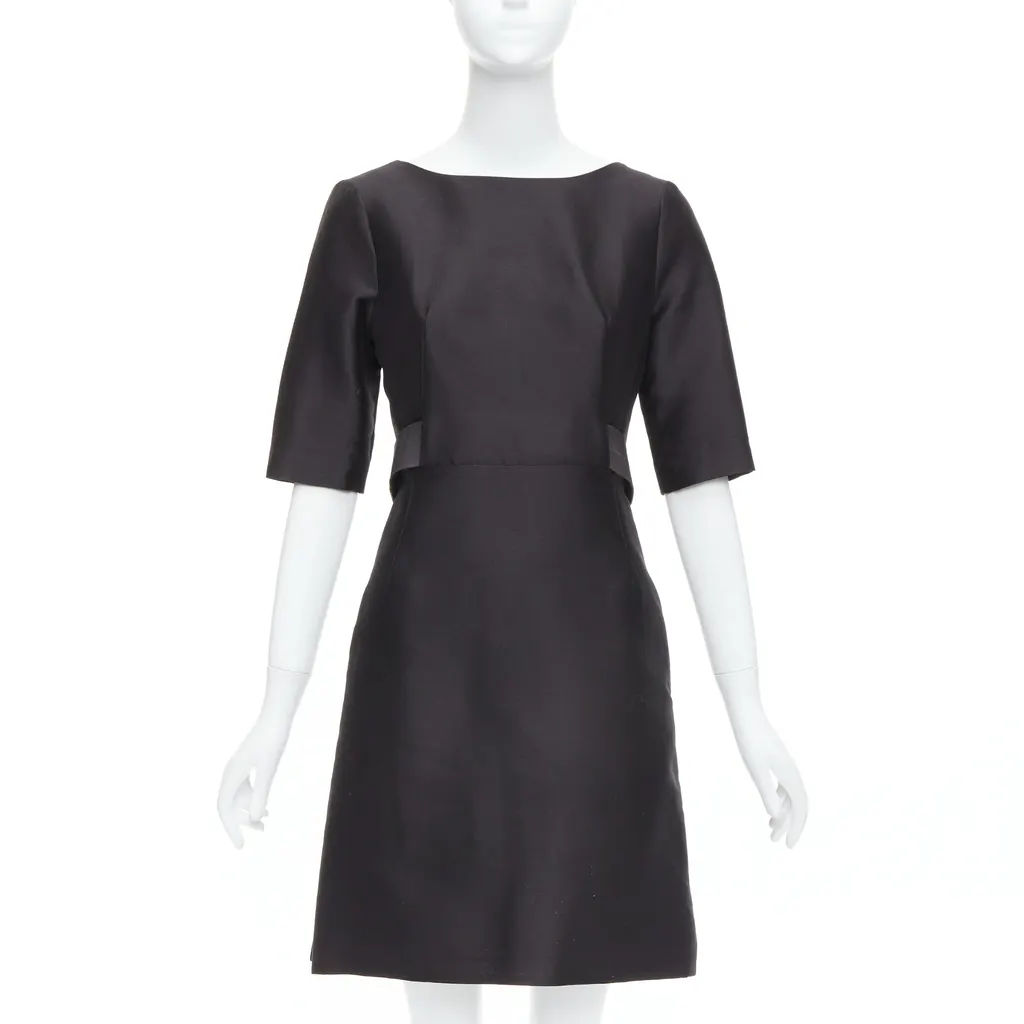 Balenciaga Black Dress Black Cotton Fair - Inside View