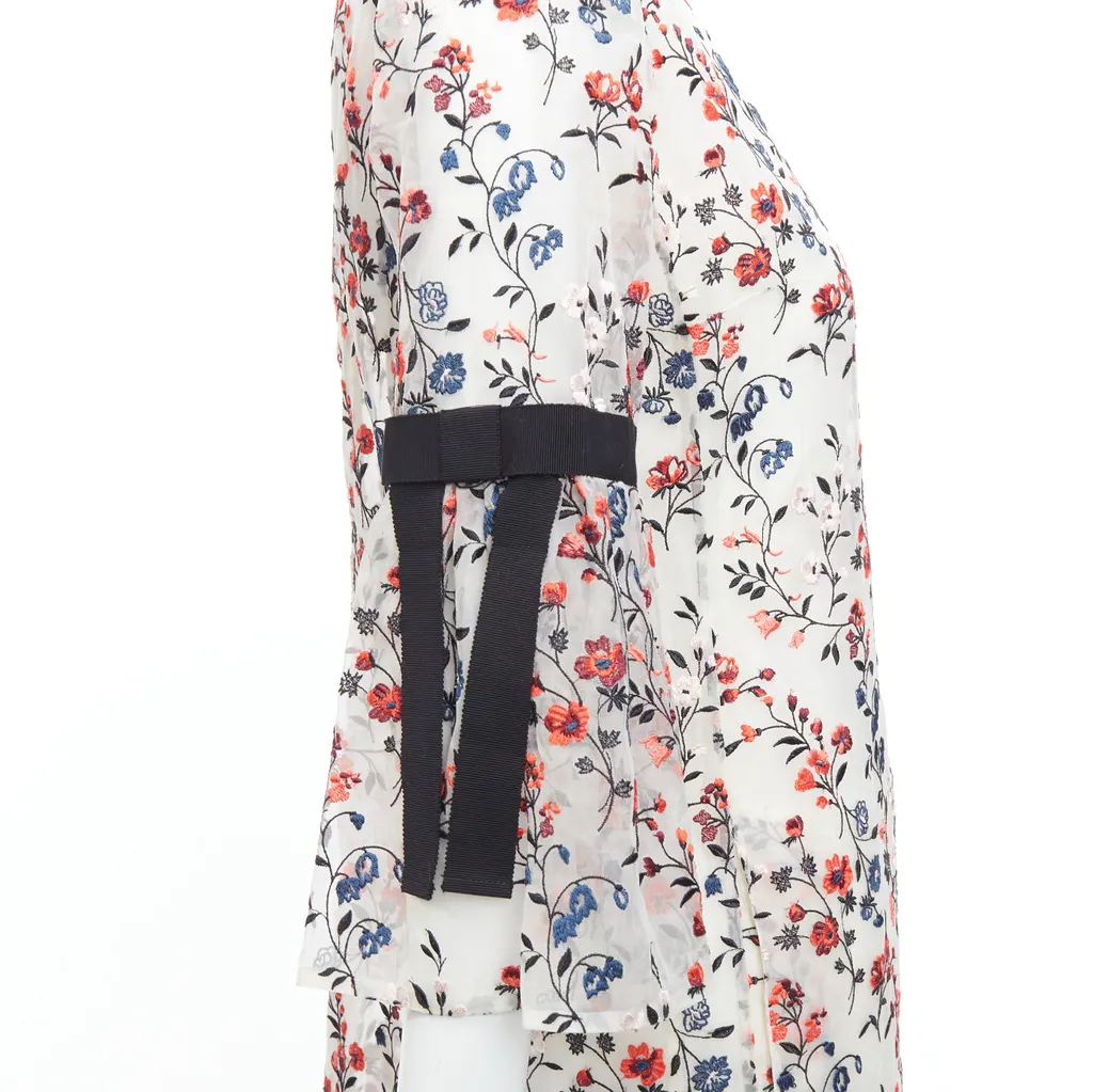 Erdem Lissy White Silk Never worn - Back View