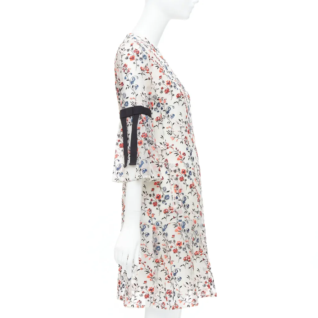 Erdem Lissy White Silk Never worn - Model View