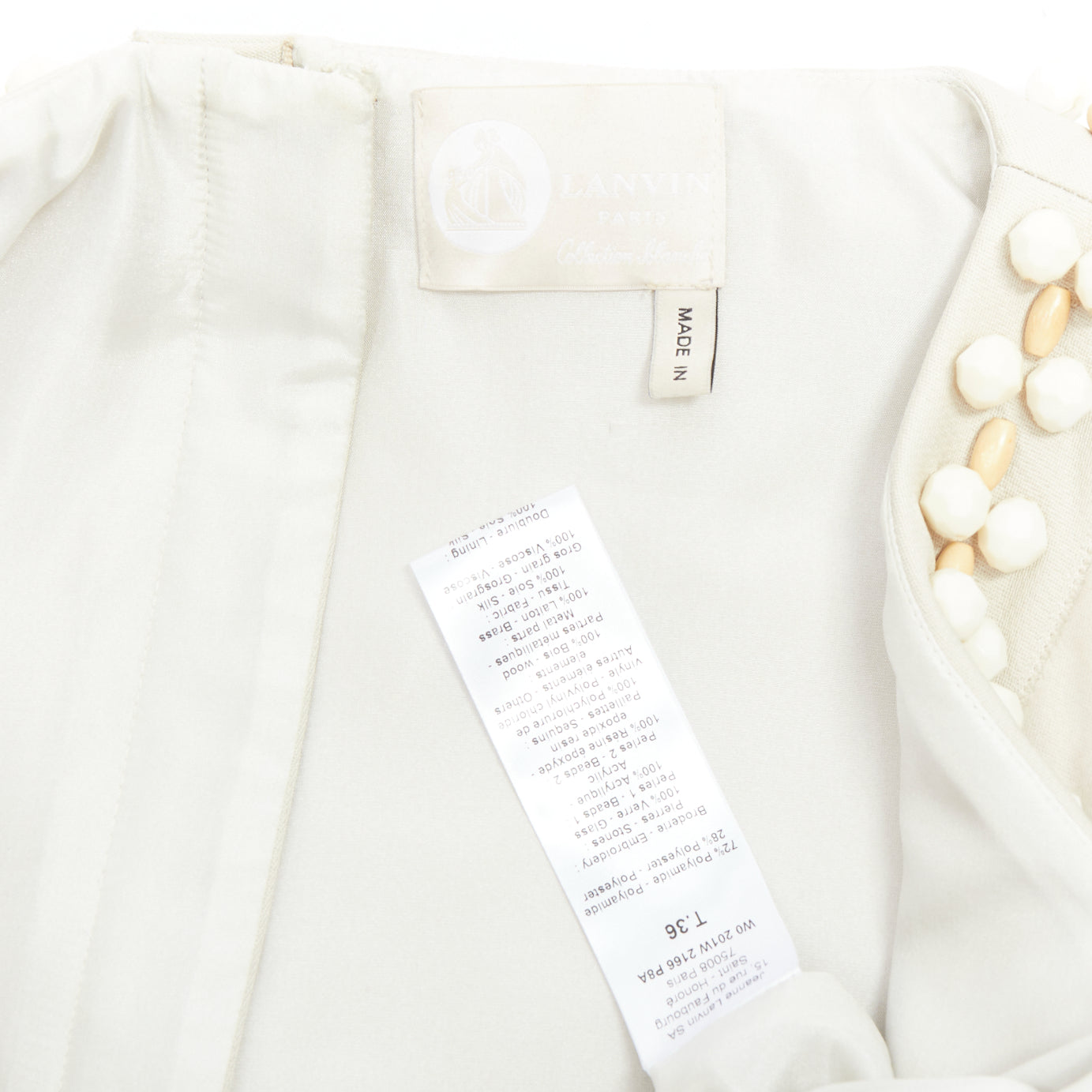 Lanvin Embellished Bridal Dress - Image 10