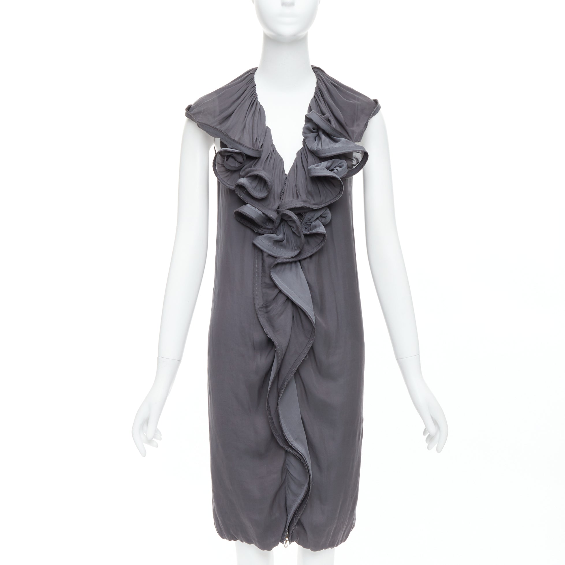 Lanvin Ruffle Collar Dress