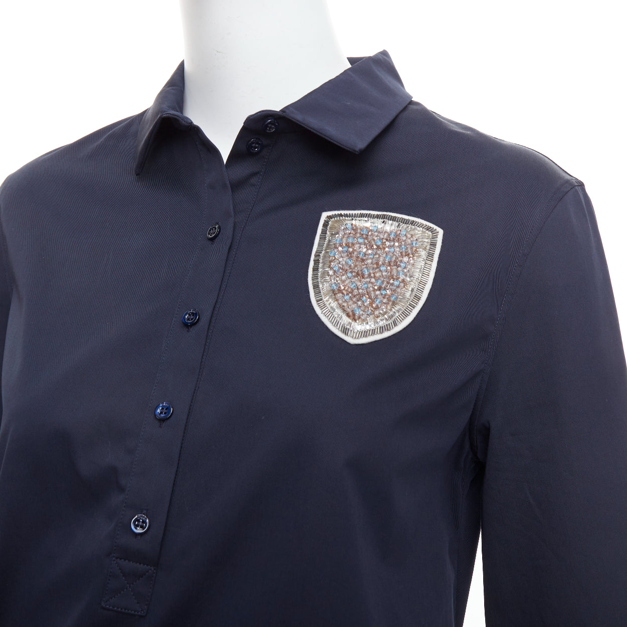 Dior Beaded Badge Dress - Back view