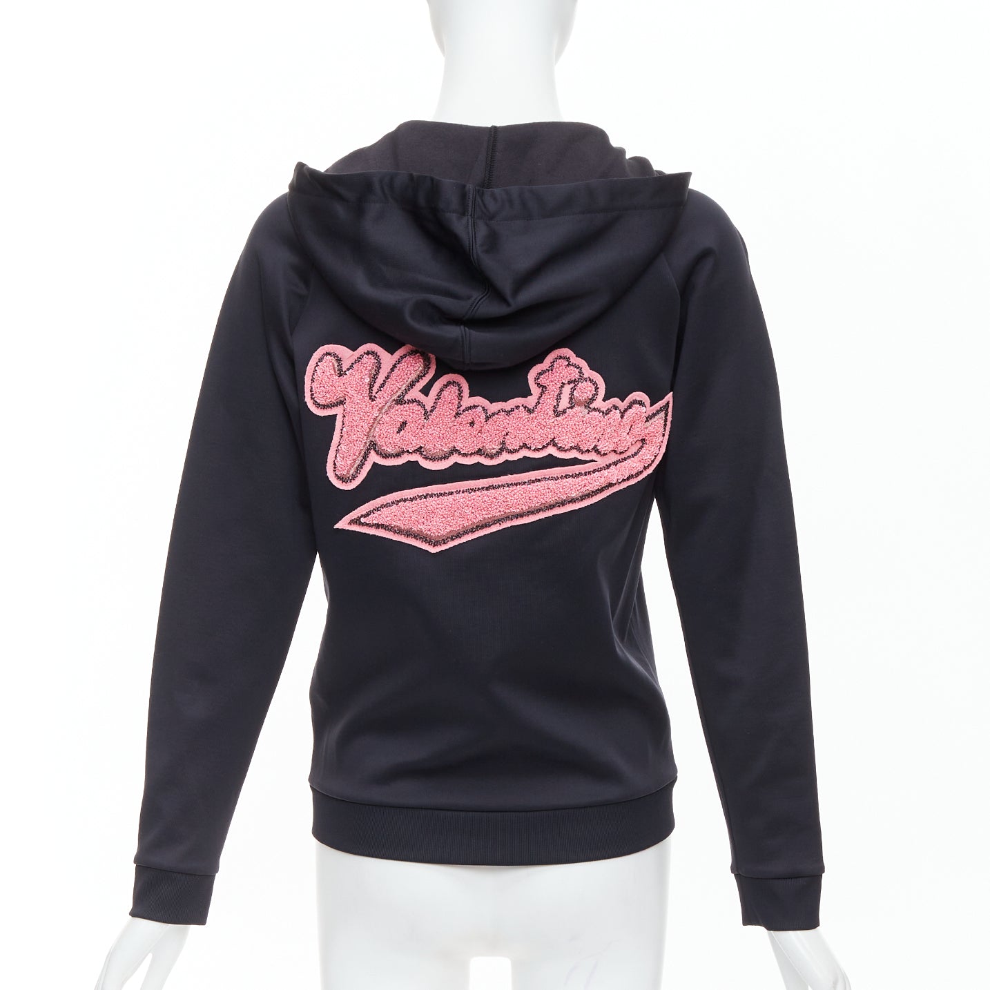 Valentino Garavani Velvet Beaded Hoodie