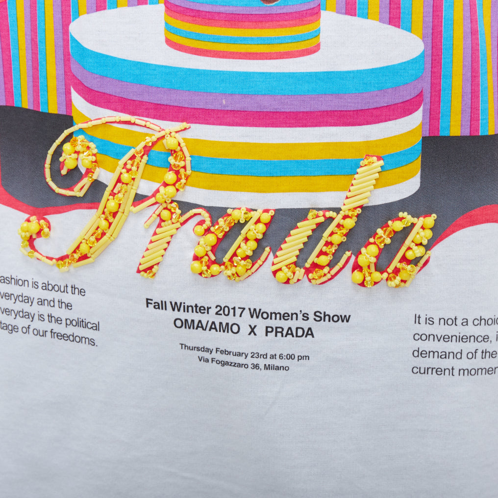Prada Beaded Logo Tee - Back view