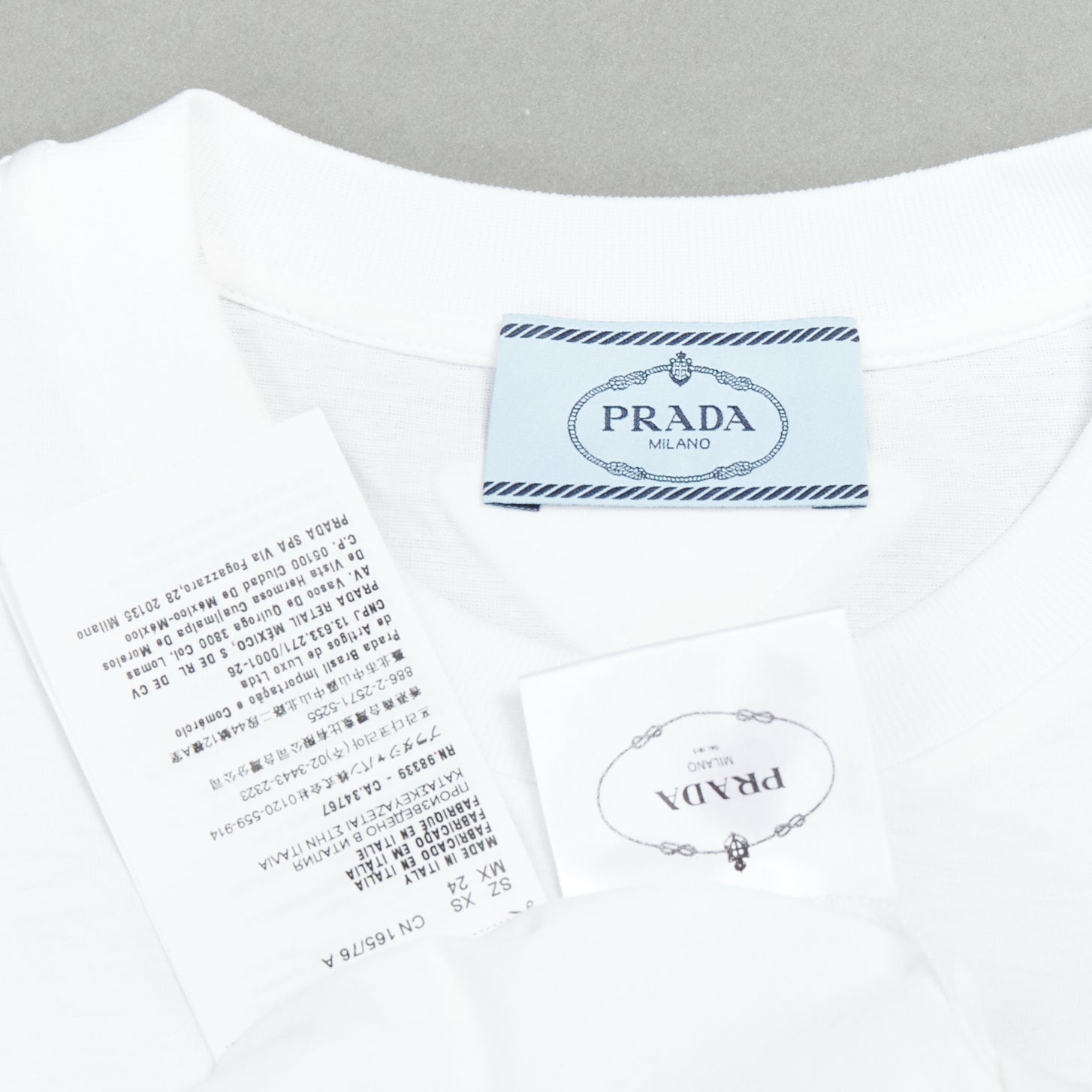 Prada Beaded Logo Tee - Image 10