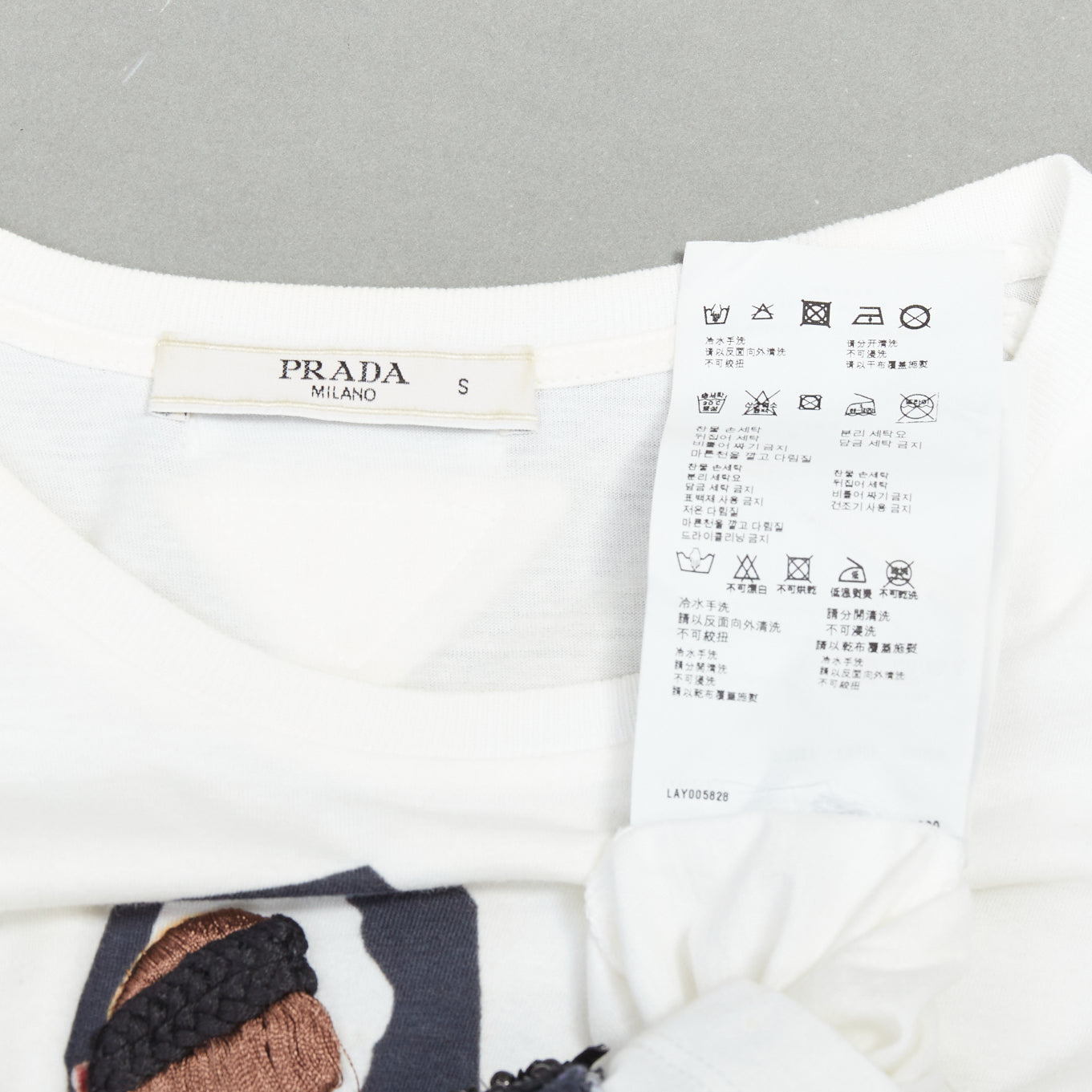 Prada Runway Applique Tee - Image 10