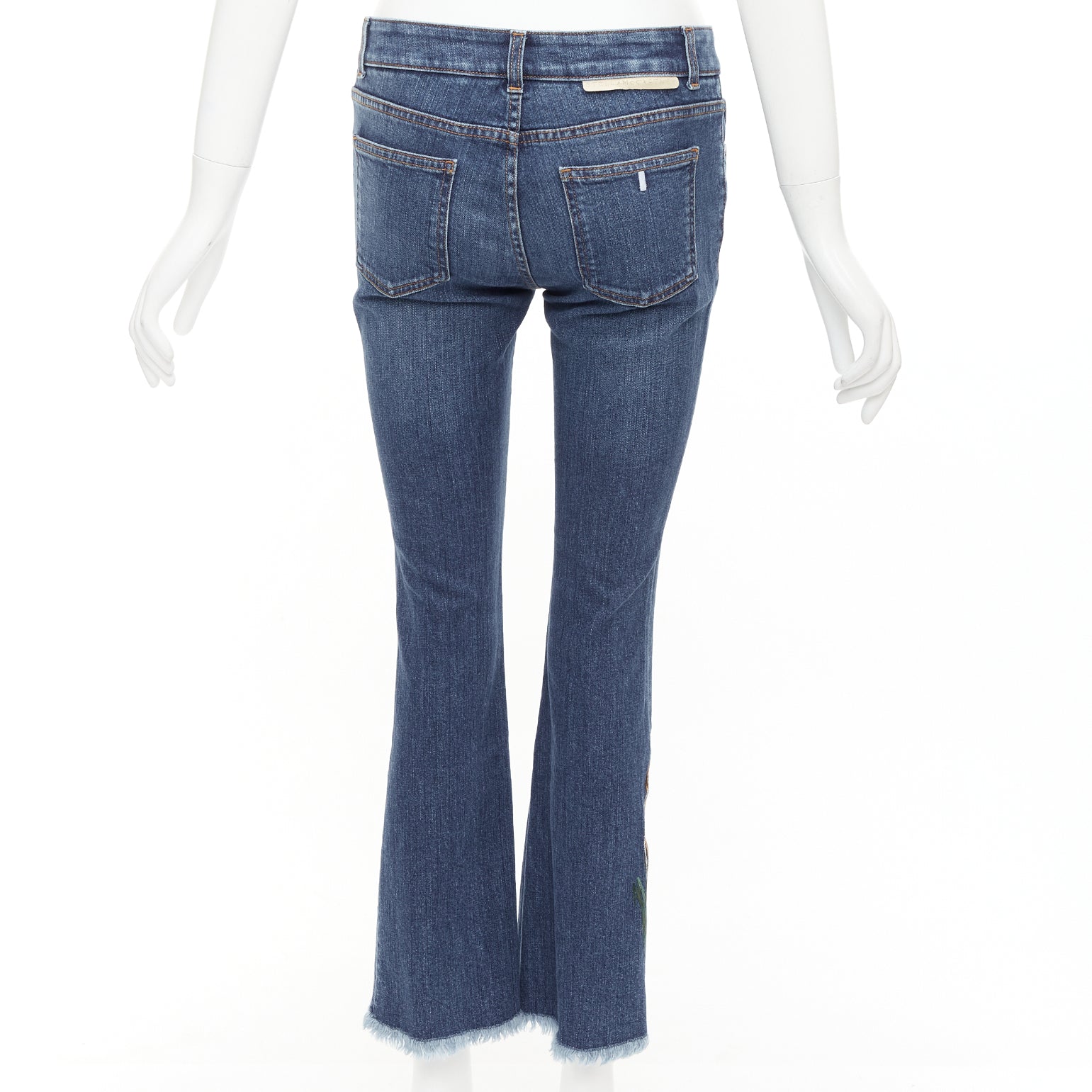 Stella Mccartney Tiger Embroidery Jeans - Side view