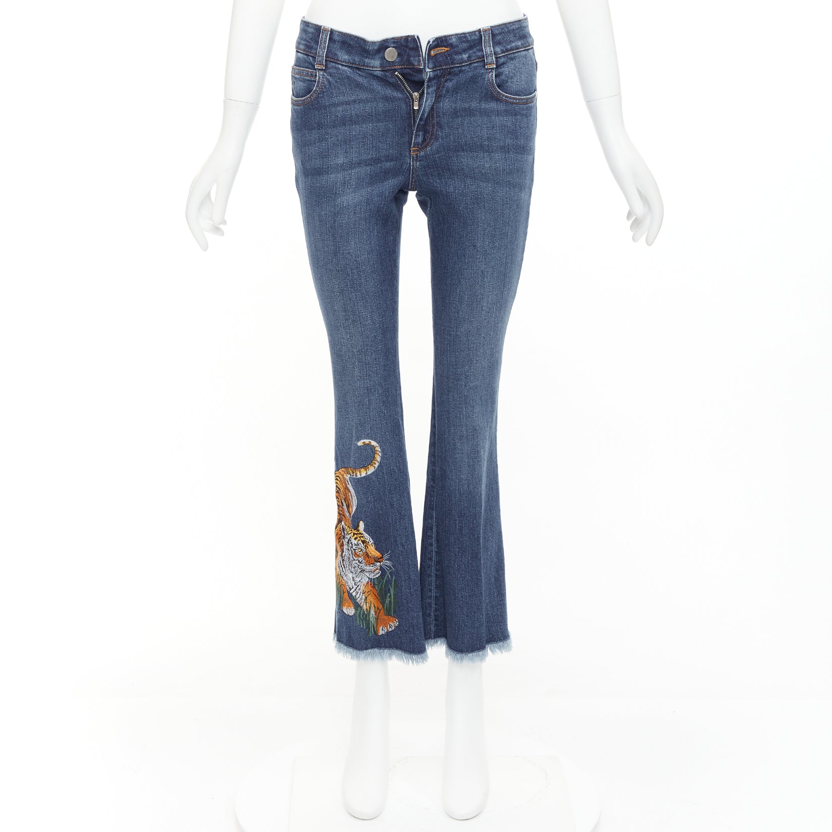 Stella Mccartney Tiger Embroidery Jeans - Image 11