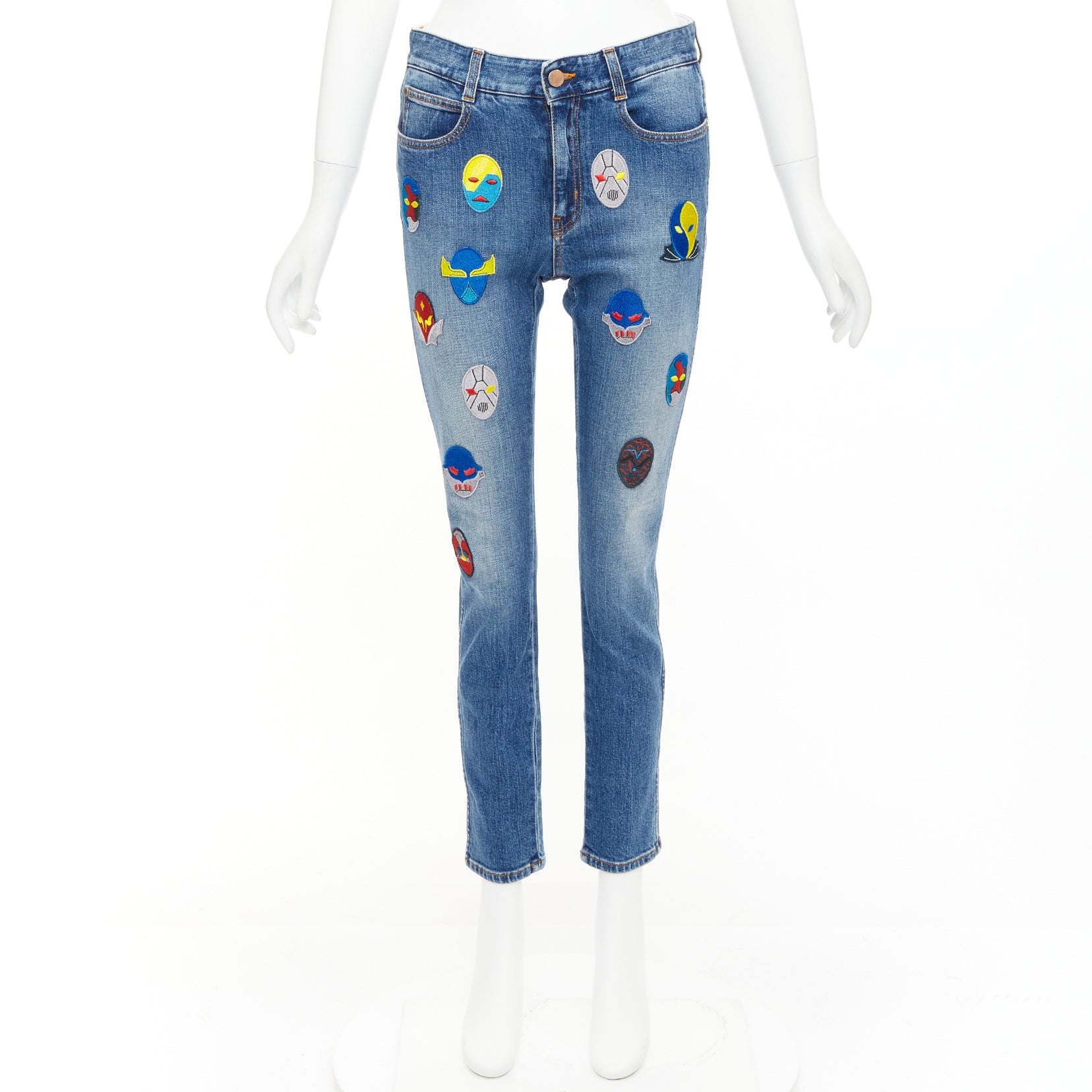 Stella Mccartney Superhero Patch Jeans - Image 11