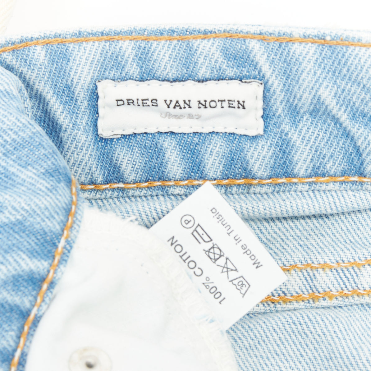 Dries Van Noten Ombre Wide Jeans - Image 10