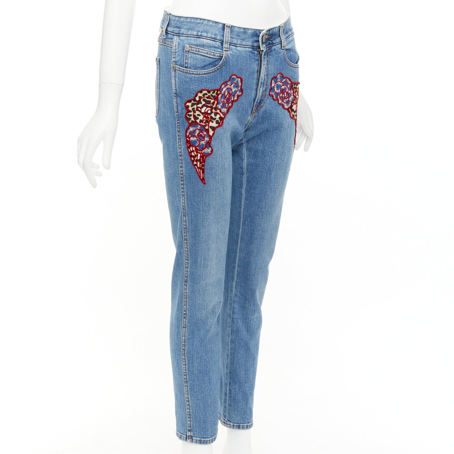 Stella Mccartney Floral Patch Jeans - Image 6