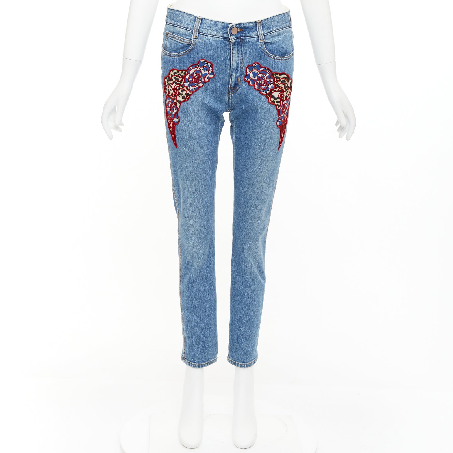 Stella Mccartney Floral Patch Jeans - Image 11