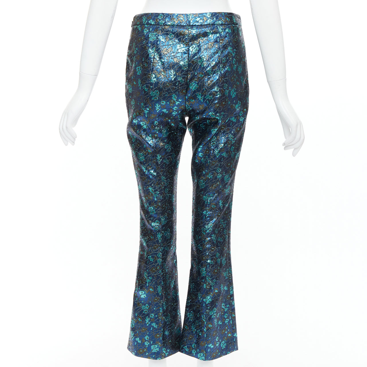 Prada Floral Brocade Pants - Side view