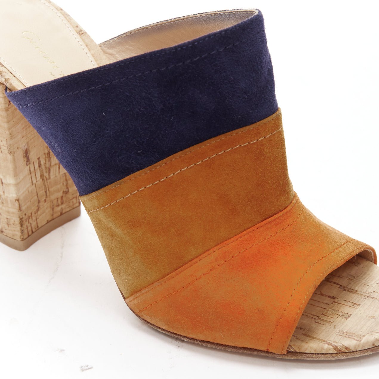 Gianvito Rossi Color Block Mules - Detail 2