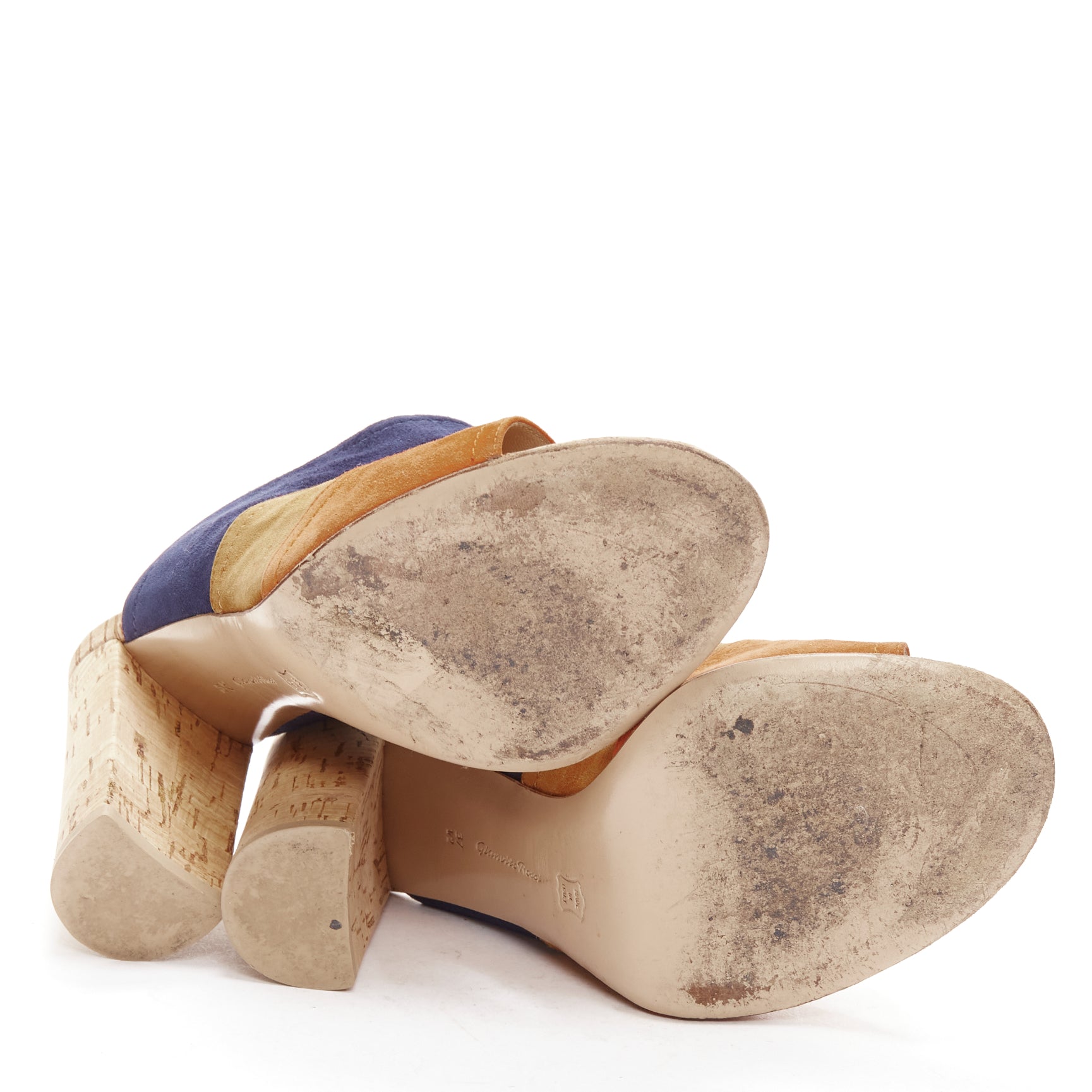 Gianvito Rossi Color Block Mules - Image 13