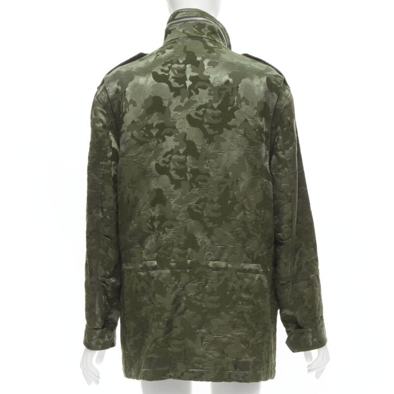 Alexander Wang Green Camouflage Coat - Detail 1