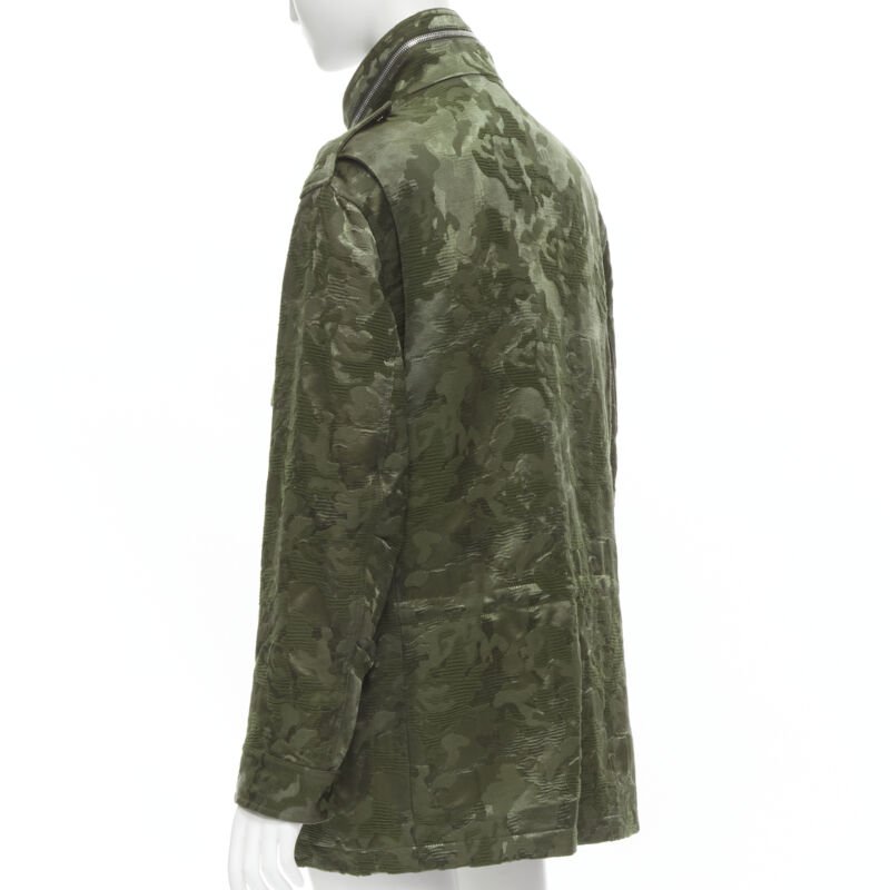 Alexander Wang Green Camouflage Coat - Detail 2