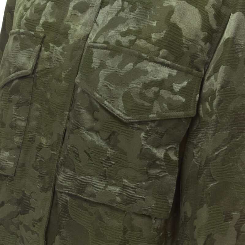 Alexander Wang Green Camouflage Coat - Image 10