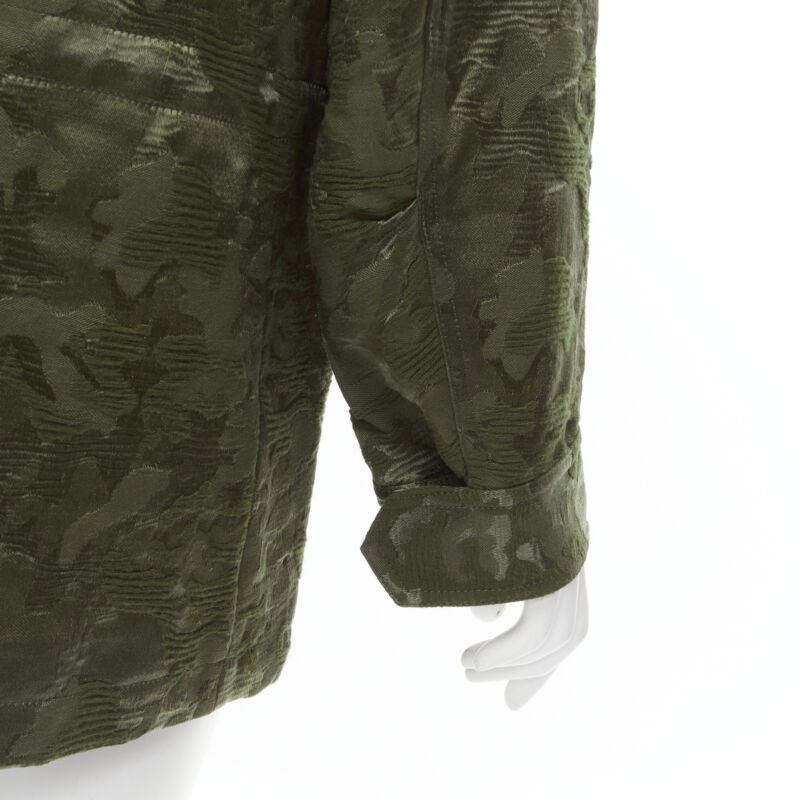 Alexander Wang Green Camouflage Coat - Image 12