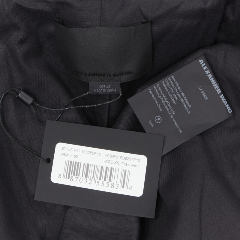 Alexander Wang Green Camouflage Coat - Image 13