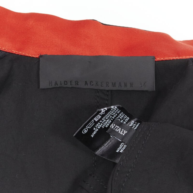 Haider Ackermann Red Mandarin Collar Jacket - Image 11