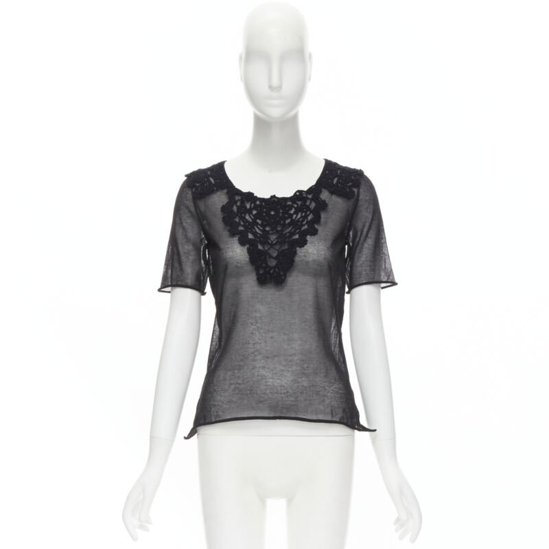 Dolce & Gabbana Crochet Lace Top - Image 12