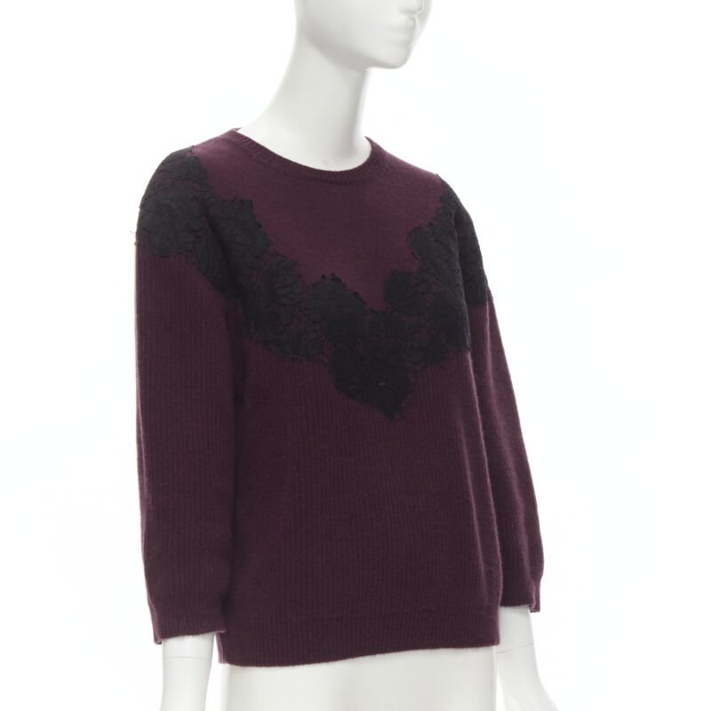 Valentino Garavani Lace Applique Sweater - Image 6