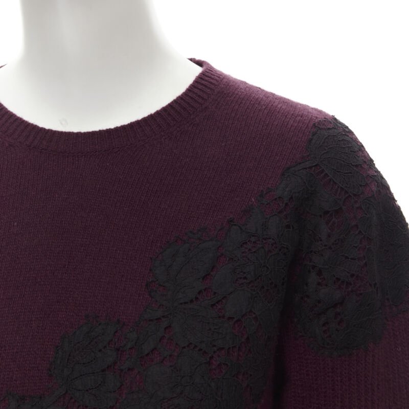 Valentino Garavani Lace Applique Sweater - Detail 2