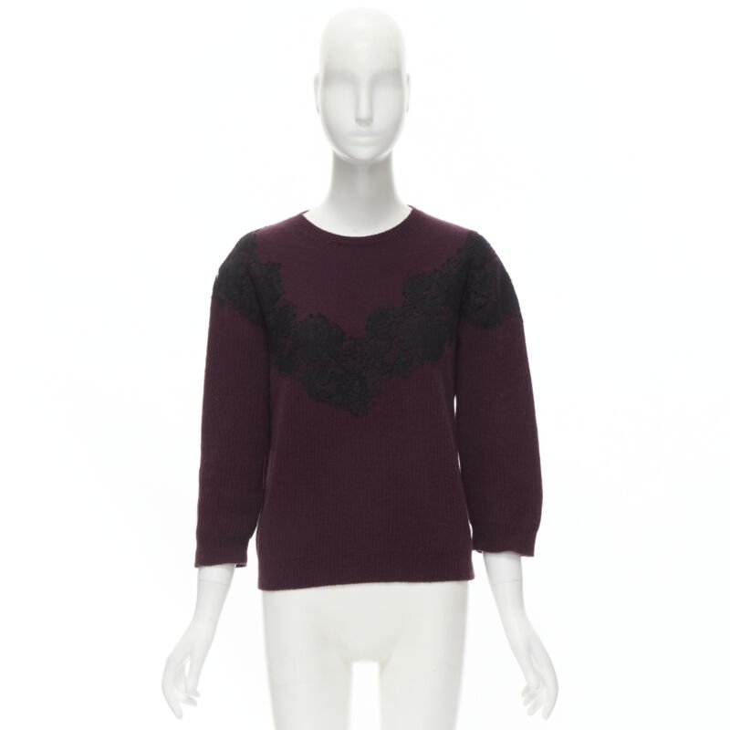 Valentino Garavani Lace Applique Sweater - Image 12