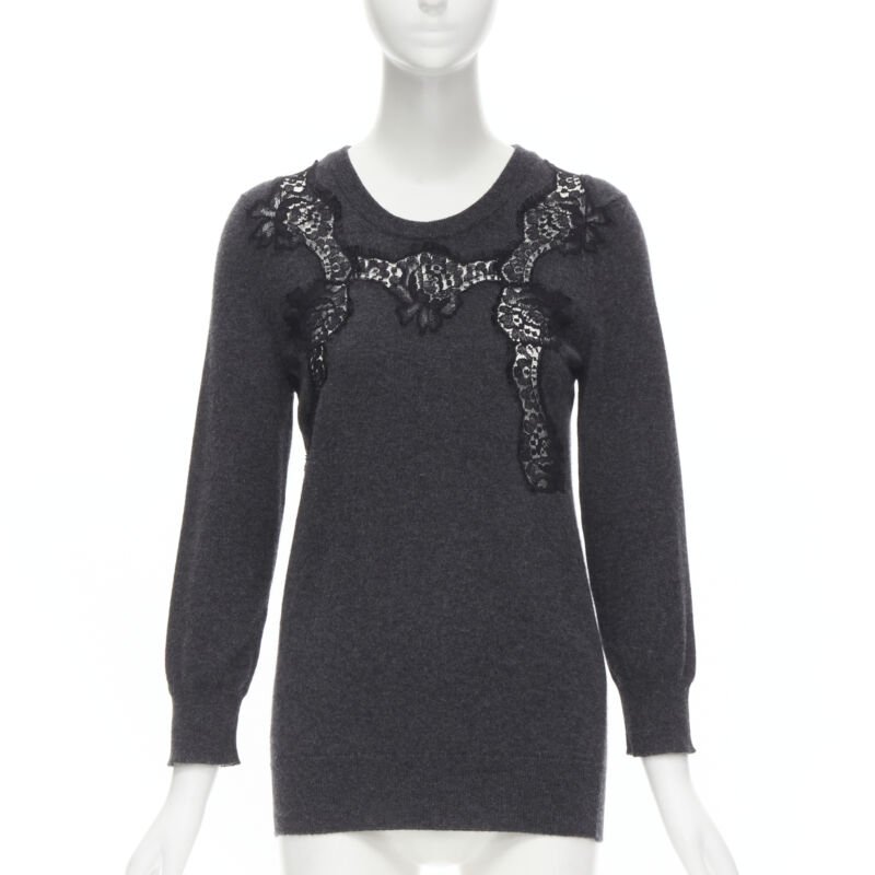 Dolce & Gabbana Floral Lace Pullover