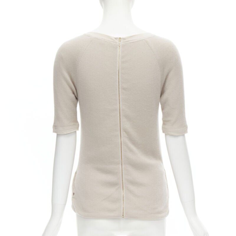 Chloe Cashmere Zip Sweater - Side view